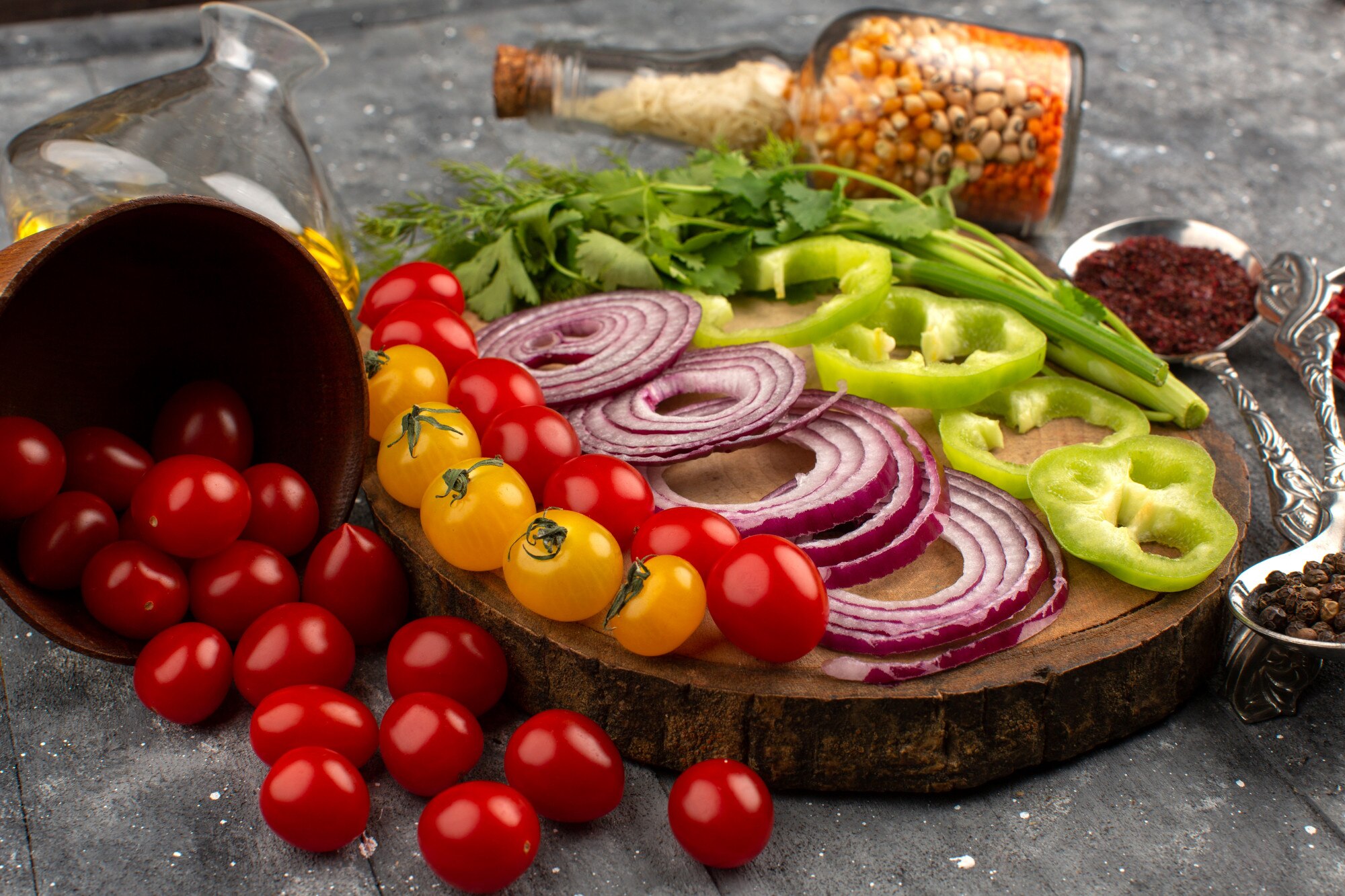 Alimente de bază, carne, legume